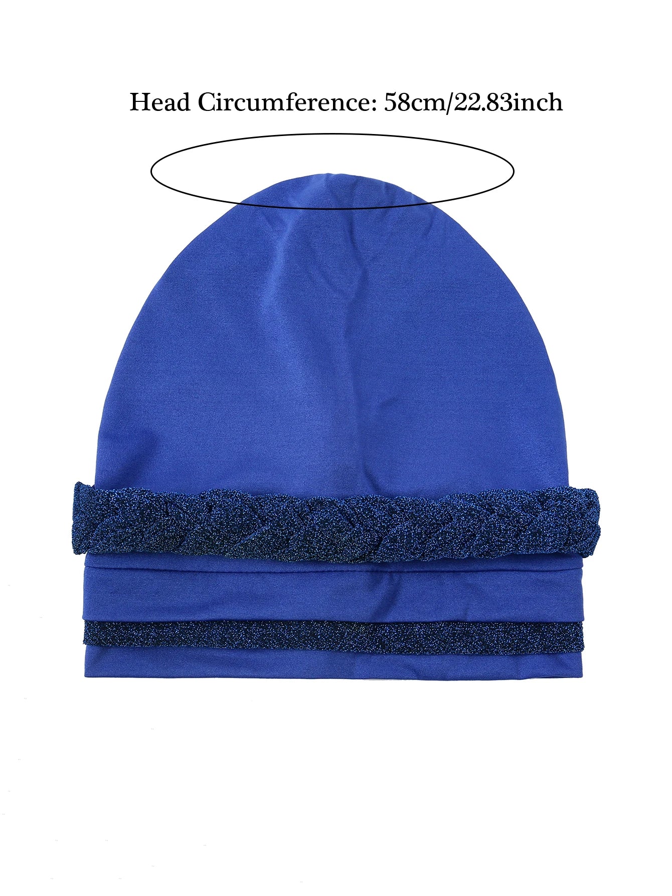 New Women Hair Loss Muslim Braid Head Turban Wrap Cover Cancer Chemo Cap Hat India Glitter Bonnet Beanies Skullies Fashion - NamafadStore