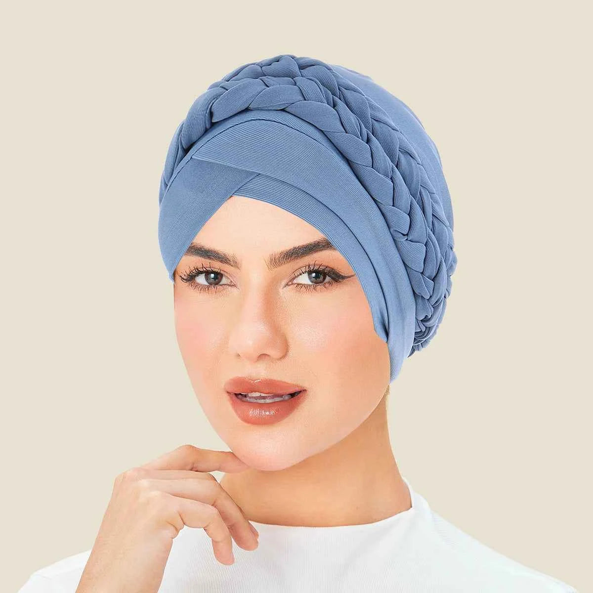 New Head Scarf for Muslim Women Solid Color Turban Bonnet Hijab Caps Inner Hijabs Femme Musulman Arab Wrap Turbantes