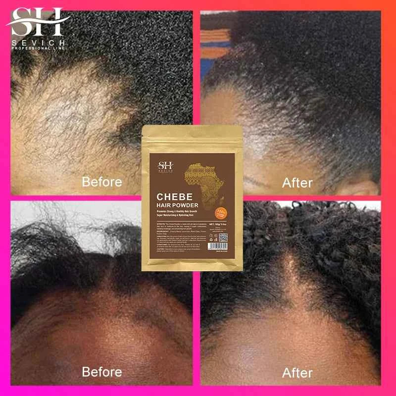 100% Natural Chebe Powder Nourishing Hair Care Mask Chebe Hair Powder Anti Hair Break Dryness Hair Powder Promote Healthy Hair