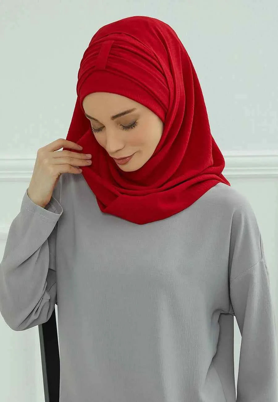 Large Plain Muslim Hat Inner Hijab Caps Ramadan Headwraps Pre-design