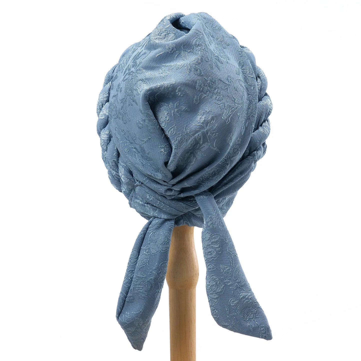 Solid Color Double Braids Turban Caps for Women Fashion Women Muslim Wrap Head Bonnet Headwear Braid Hat Turbante Mujer - NamafadStore