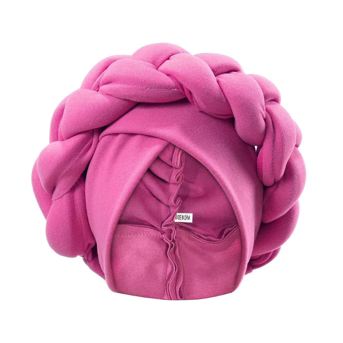 New Exaggerated Braids Turban Cap for Women African Wedding Party Headwear Hats Bonnets Headband Hat Hijab Cap