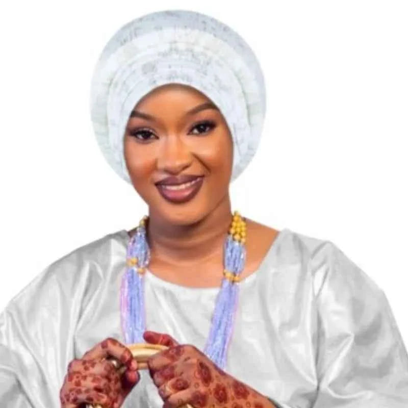 Glitter Full Body Pleated Turban Cap for Women 2025 Lady Head Wraps Muslim Headscarf Hat Turbante Mujer African Headpiece