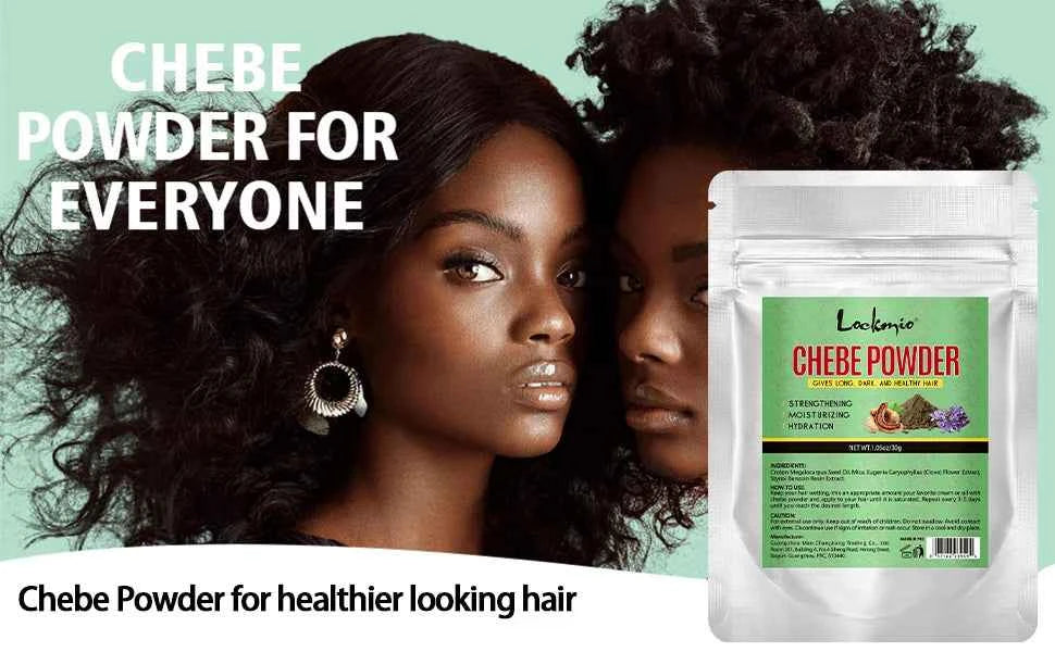 Chebe Hair Care Products Moisturizing and Nourishing DIY Essence Powder Smooth Chebe Hair Oil Powder for Dry Damaged Split Ends
