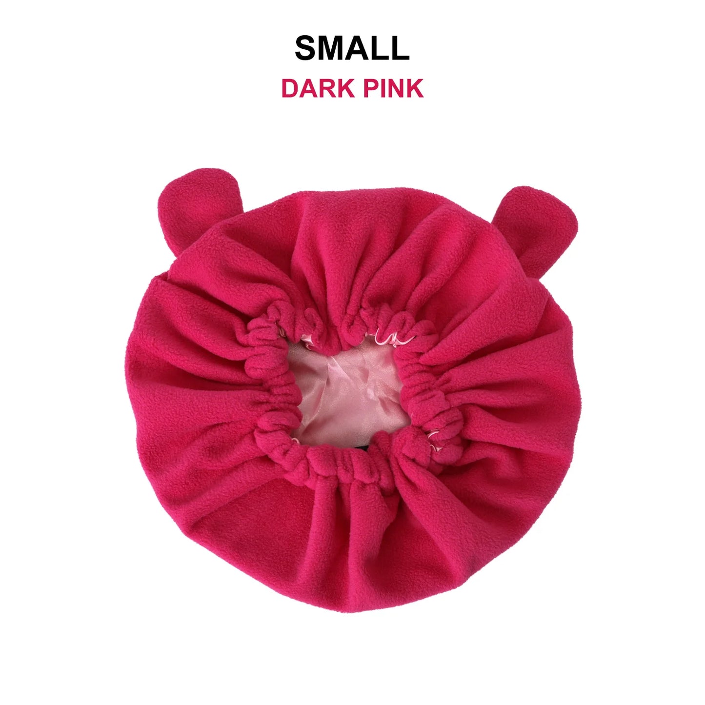 Winter Bonnet's Double Layer Thickening Sleep Cap Polar Fleece Warm Nightcap Big Bonnet Sleeping Cap
