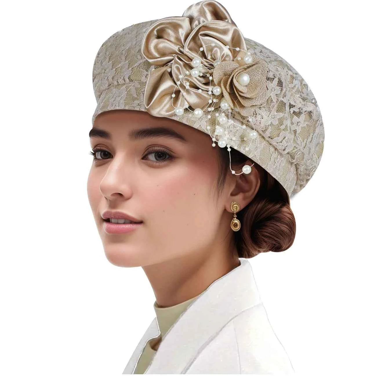 African Headtie Turban Hat – Summer & Autumn Women’s Soft Beret Head Wrap