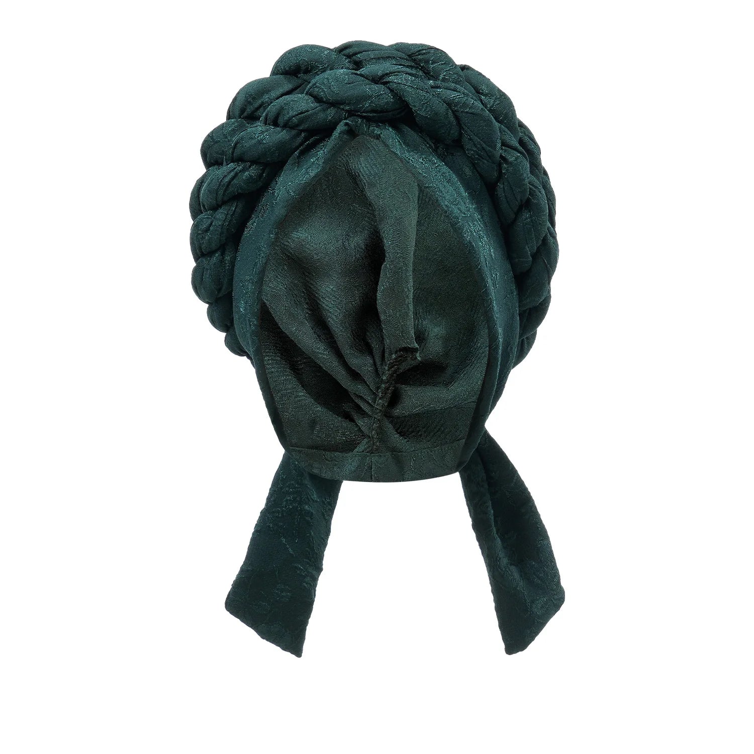 Solid Color Double Braids Turban Caps for Women Fashion Women Muslim Wrap Head Bonnet Headwear Braid Hat Turbante Mujer - NamafadStore