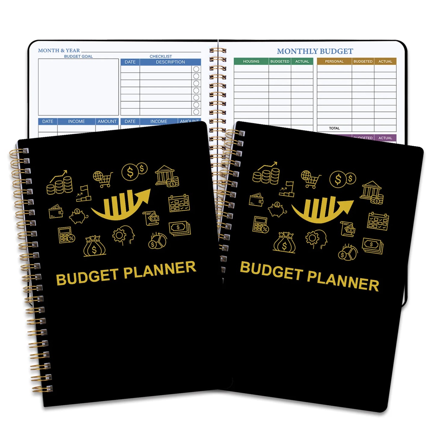Monthly Budget Planner & Expense Tracker – Financial Organizer for 2025–2026