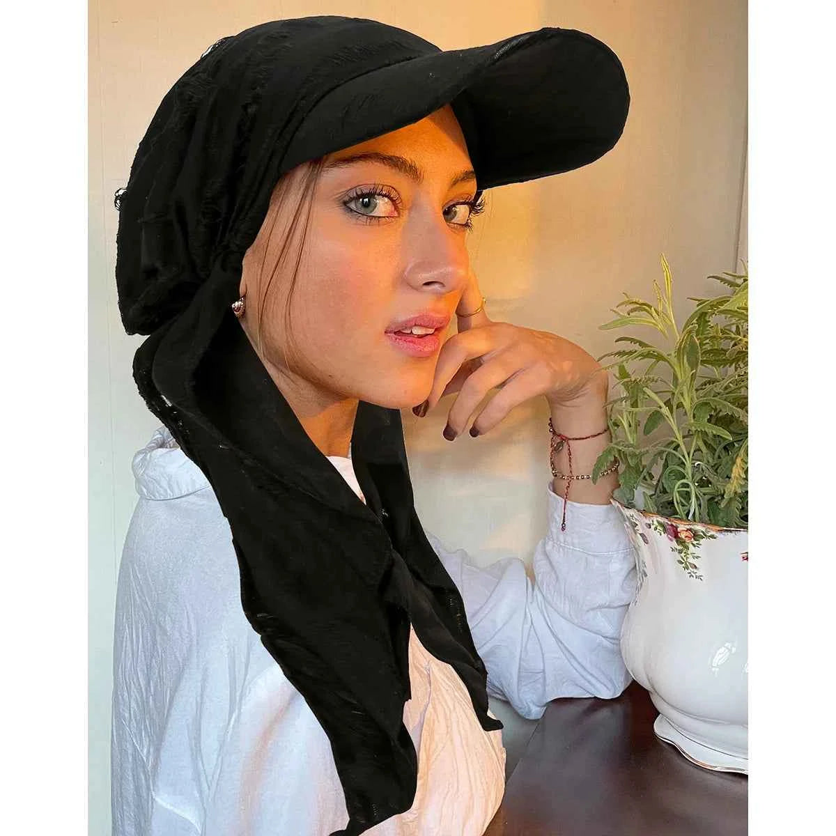 New Turban Bonnet Baseball Cap – Women’s Muslim Hijab & Chemo Head Scarf