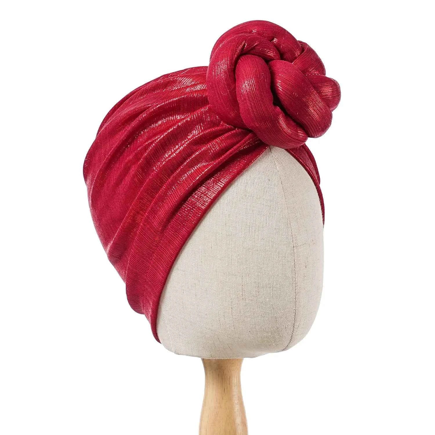 Bonnet For Women Cap Turban Folded Bud Exquisite Headscarf Casual Comfortable Fashion Versatile Warm Cross Hat Edge Wrinkle Lace