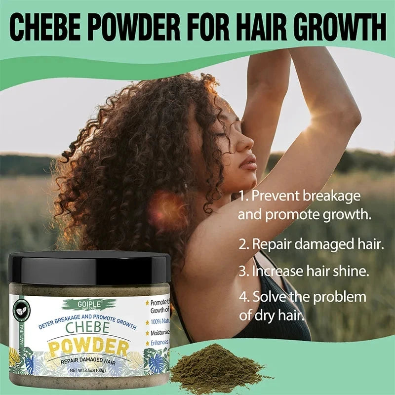 Natural African Chebe Powder for Hair Growth Moisturizing Essence Scalp Care Butter Treatment Repair Damaged Anti Loss Oil Serum - NamafadStore