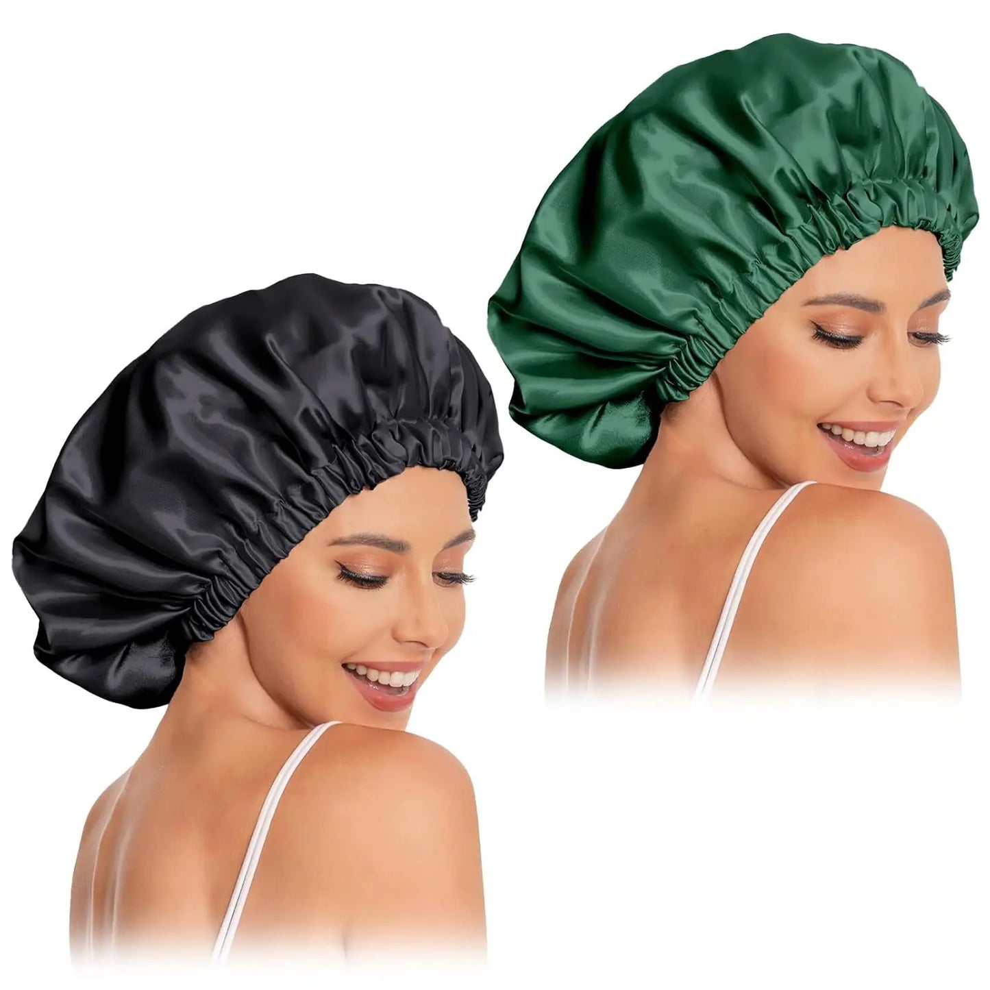 Satin Bonnet Silk Bonnet Hair Bonnet for Sleeping Slouchy Beanie Hat Satin Sleep Cap Women Night Sleep Cap Wrap For Curly Hair