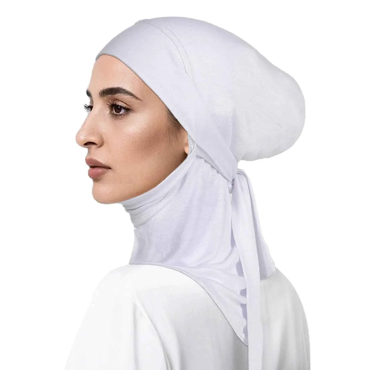 Soft Muslim Turban Hat Inner Hijab Caps Islamic Underscarf Bonnet India Hats Female Headwrap
