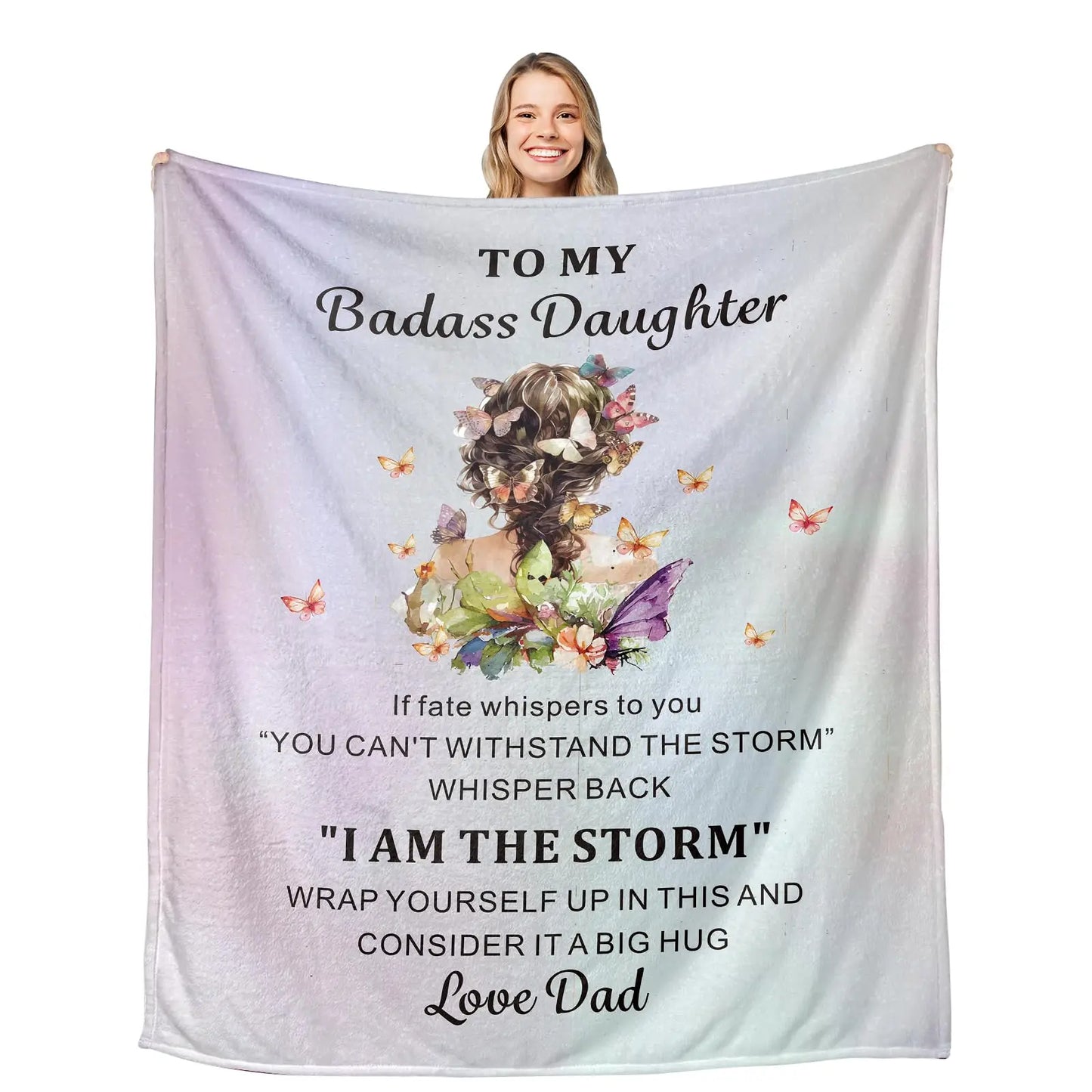 Sofa Throw Blanket for Daughter – Heartfelt Birthday & Christmas Gift