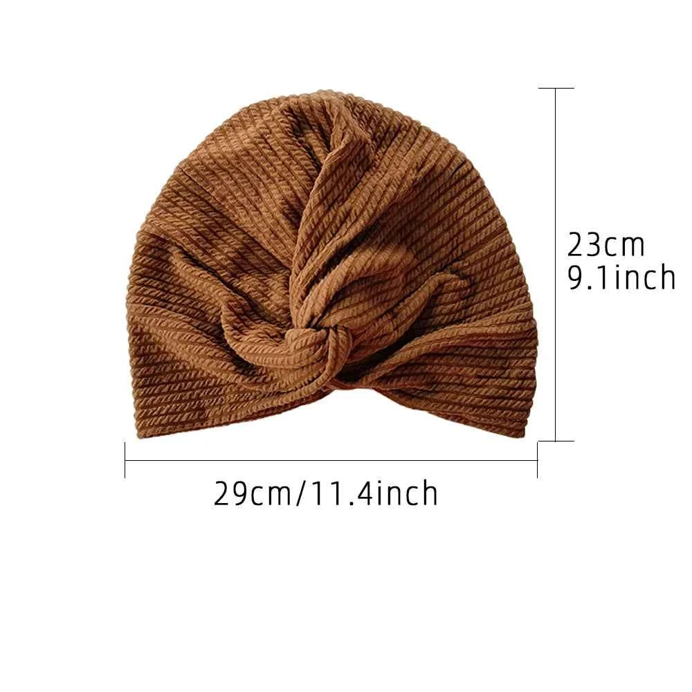 Women's Fashion Knitted Cross Turban Hat Bohemian Knitted Cross Wrap Hat Indian Hat Turban Hat