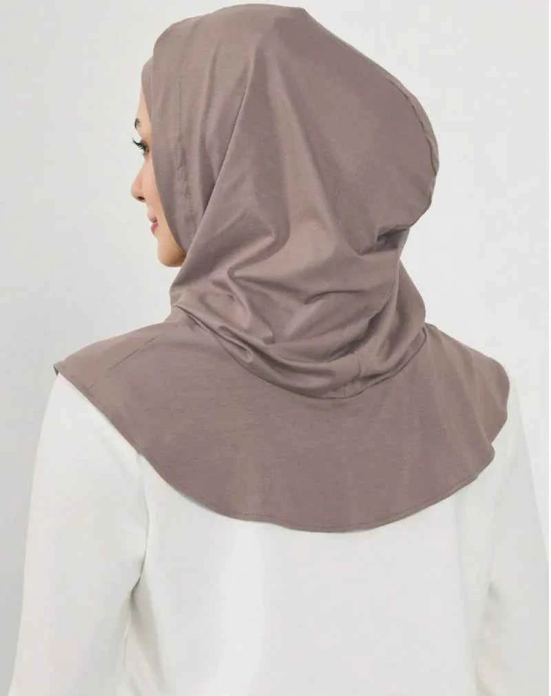Ramadan New Jersey Hijab Caps for Muslim Women UnderCap Instant Hijab Inner Cap Stretch Turban Hood And Matching Headband In One
