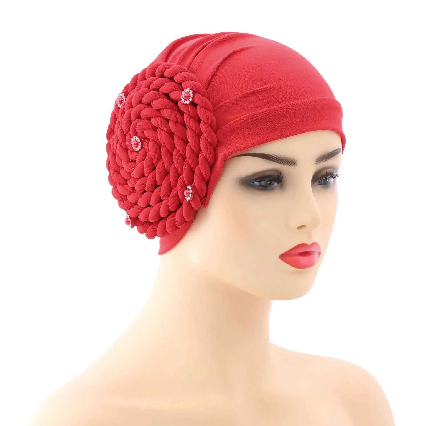 Trendy Braids Turban Bonnet – Ready-to-Wear Hijab & Muslim Headscarf