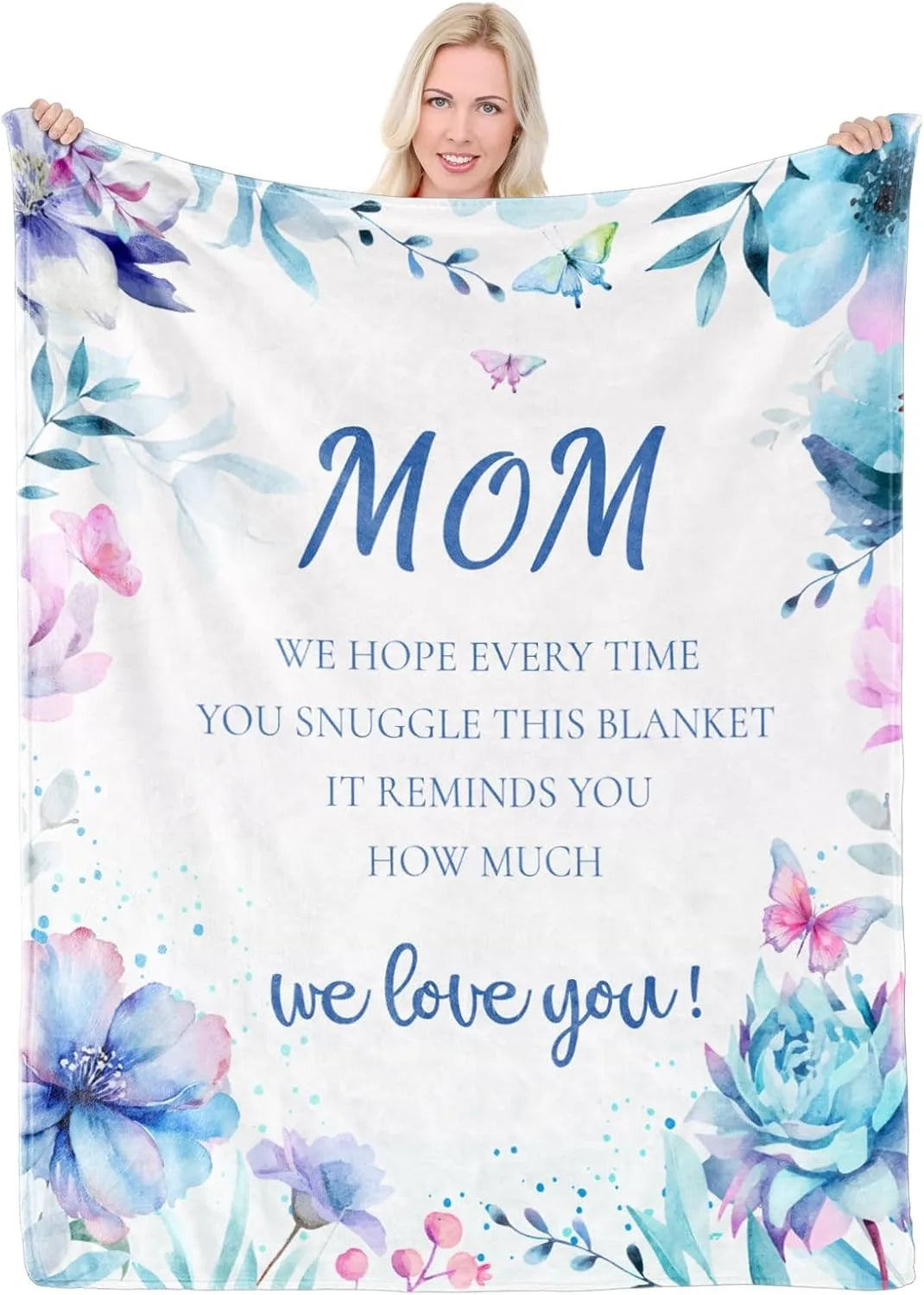 Best Mom Ever Blanket – “Remember I Love You Mum” Gift for Mom