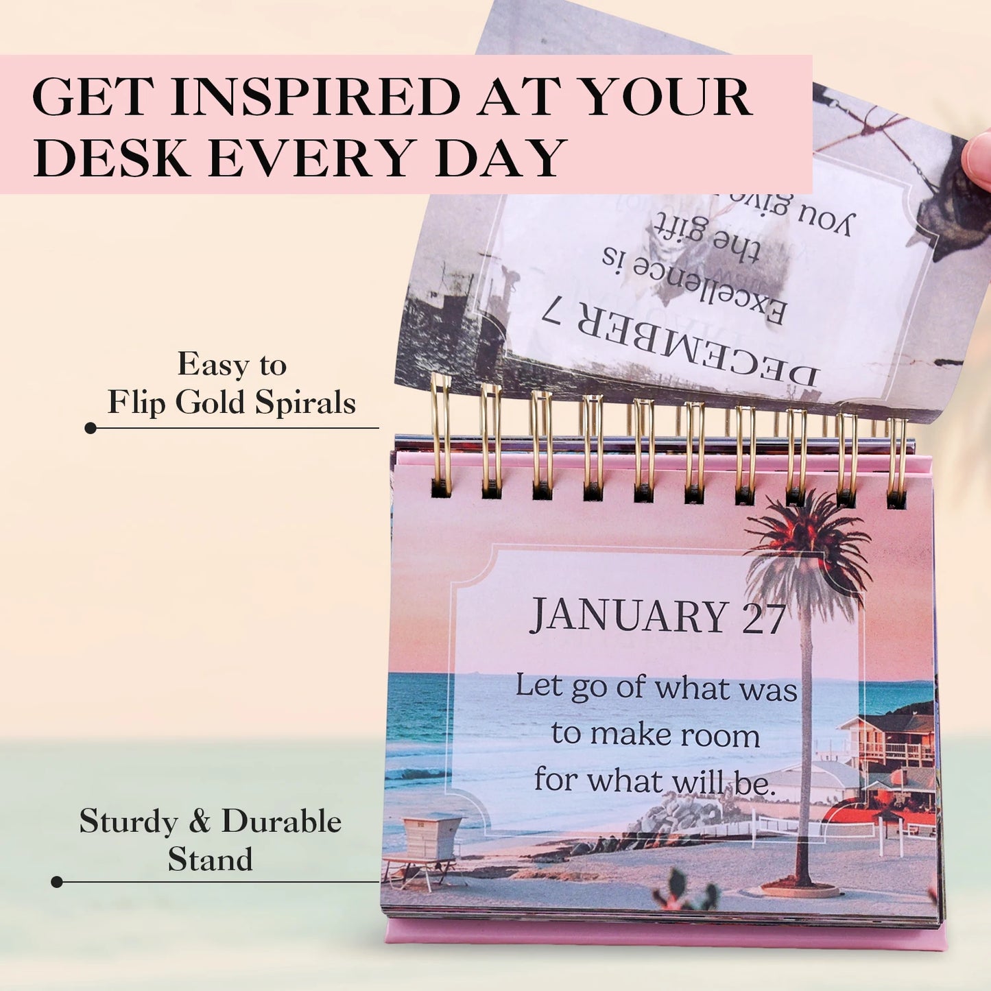 365-Day Positive Affirmations Desk Calendar – Inspirational Daily Flip Calendar