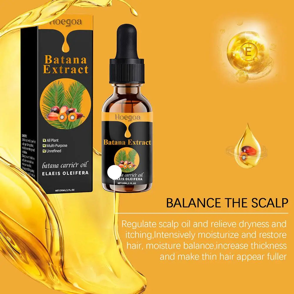 Batana Oil for Hair Growth Deep Nourishing Hydrating Hair Repair Treatment Moisturizing Scalp Care Softening Essence Haircare - NamafadStore