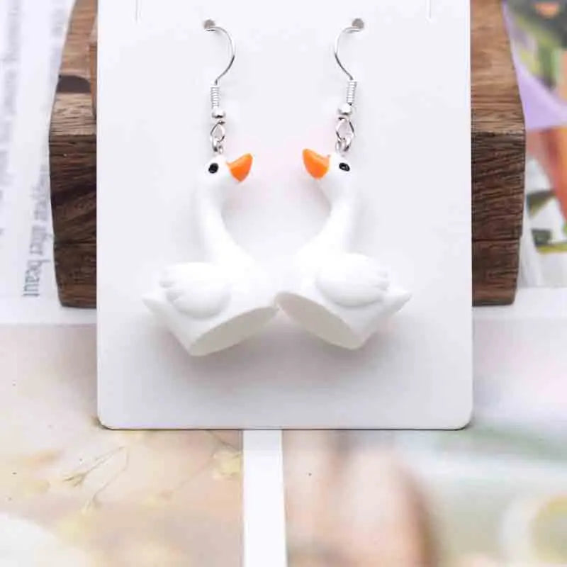 Earring For Women Resin Handmade Cute Animals Ice Cream Drinks Candy Fruits Pissa Drop Earrings Funny Gift