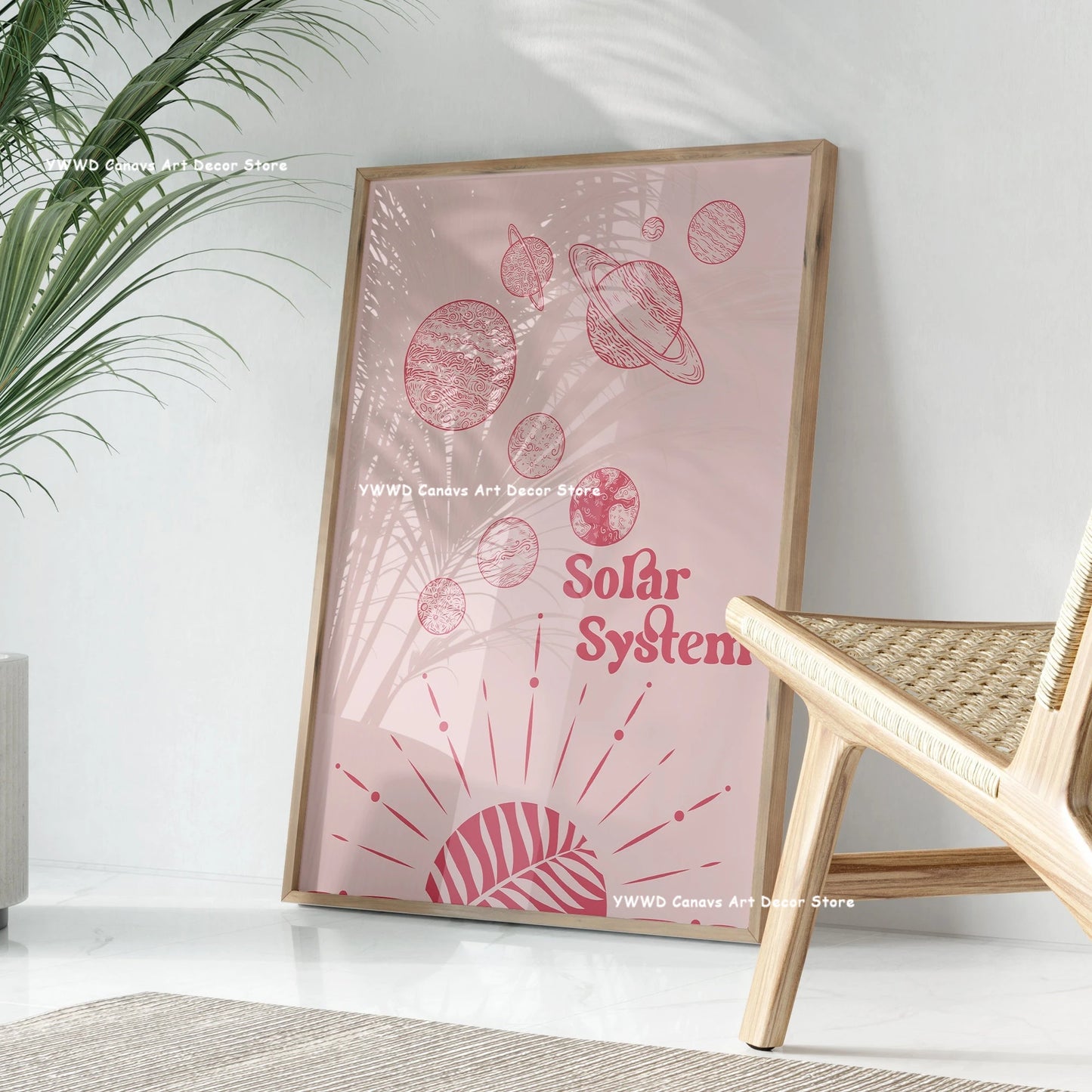 Yes, Girls, You Can Be Sure That Canvas Posters Take Care Groovy Typography Pink Aesthetics Wall Art Printing Modern Home Decor