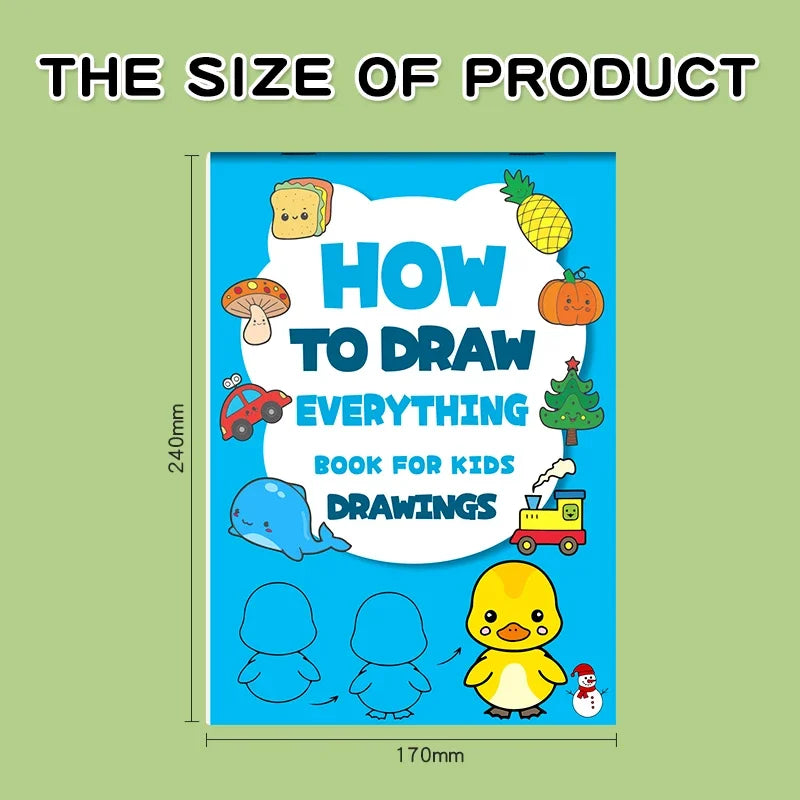 How to Draw Everything for Kids – Step-by-Step Art & Drawing Learning Book