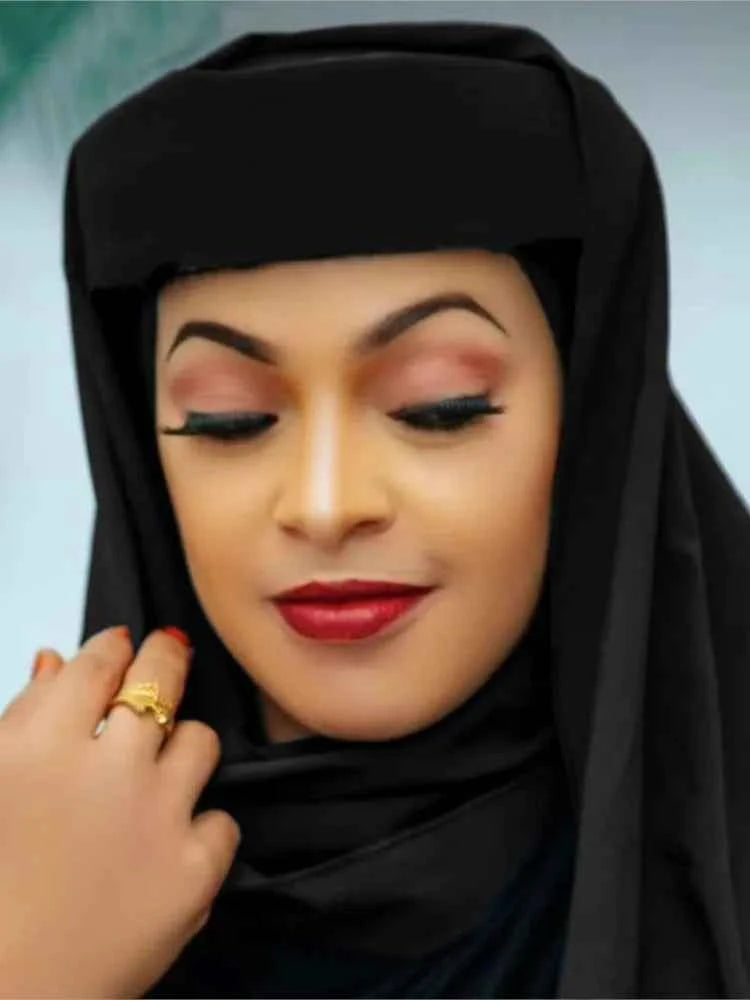 Glitter Full Body Pleated Turban Cap for Women 2025 Lady Head Wraps Muslim Headscarf Hat Turbante Mujer African Headpiece