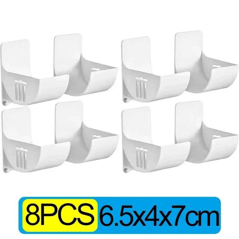 20/2pcs Trash Bags Shelf Holder Wall Mounted Plastic Bag Film Container DispenserGarbage Bag Storage Box Organizer For Kitchen