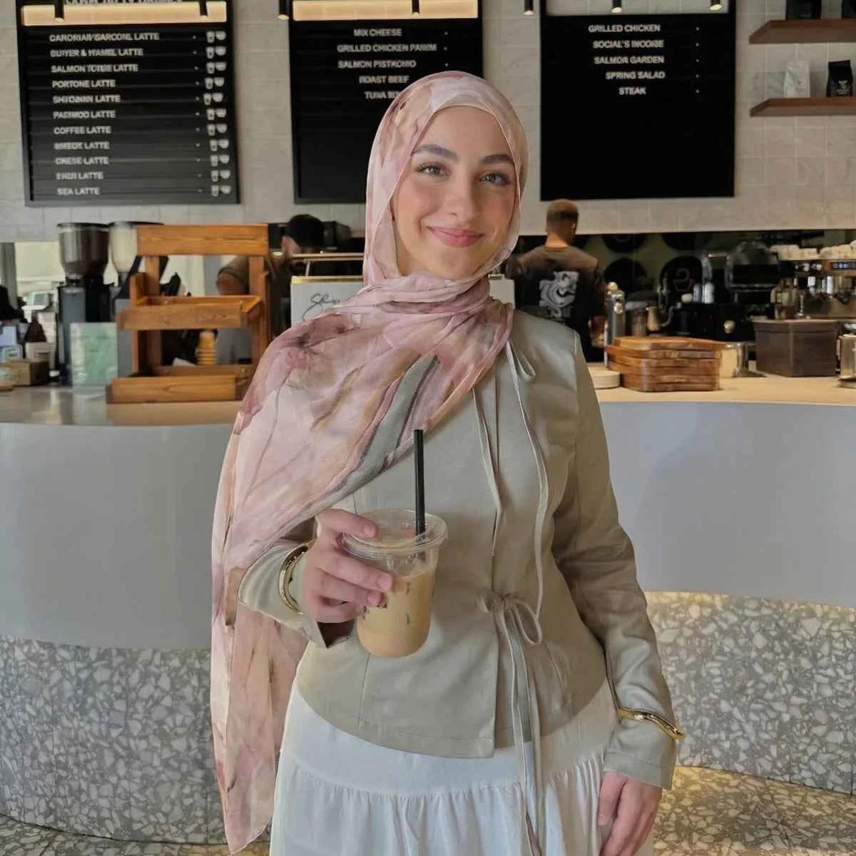 New Design Printed Hijabs Premium Watercolor Women Headscarf Soft Scarf Shawl Suitable For Daily Abaya Accessories Women Veil
