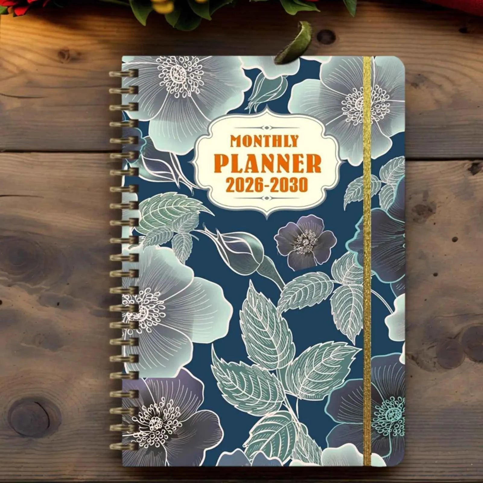 Coil Bound Monthly Planner 2026-2030 Long-Term Planning Datebooks Weekly And Monthly Planner For School Student Business