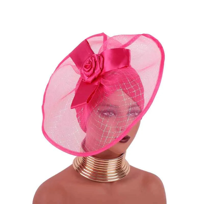 Retro Veil Turban Cap for Women Exaggerated Party Headpiece Hat African Head Wraps Bonnet Muslim Wrap Head Turbans