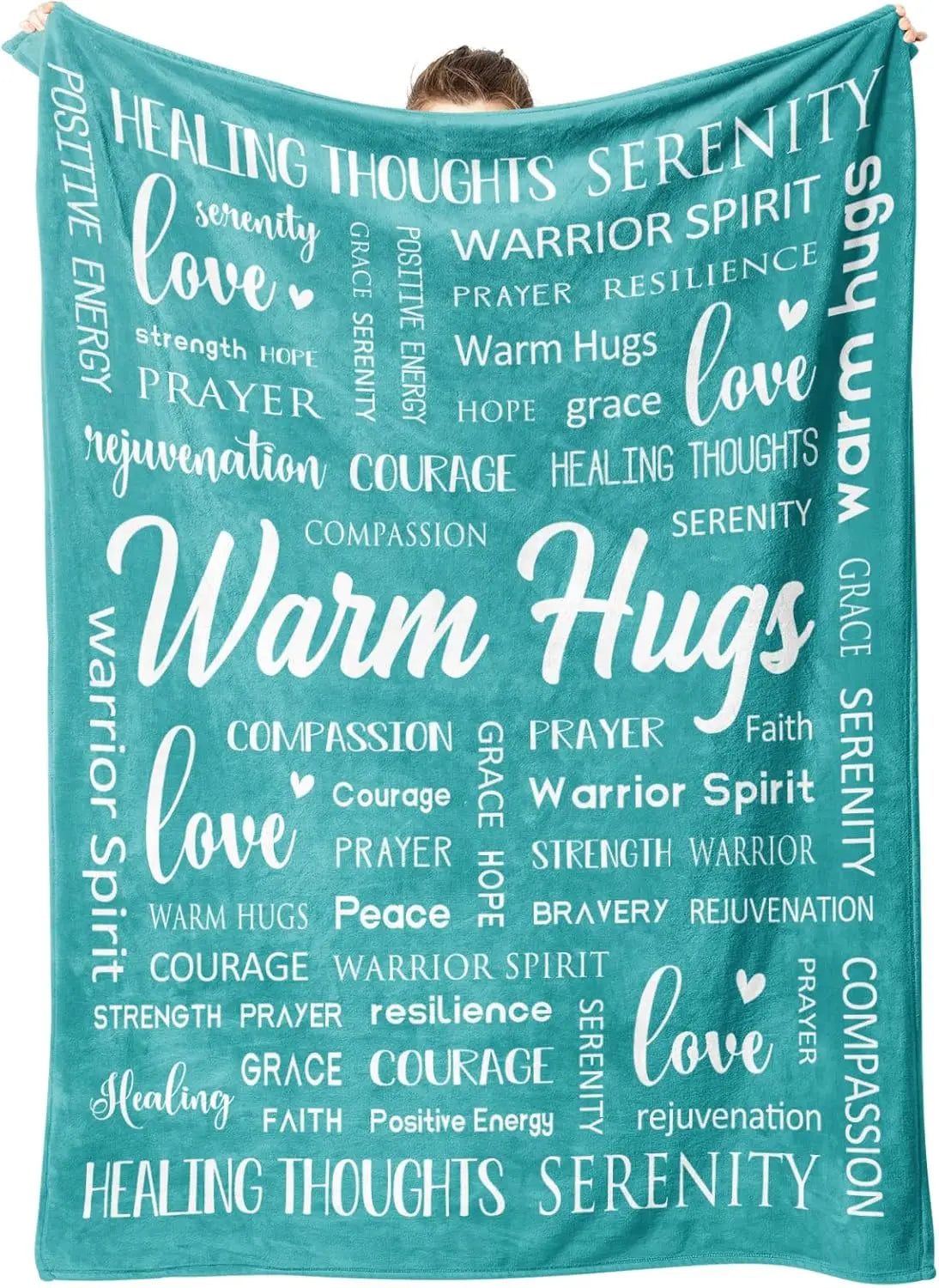 Warm Hugs Healing Blanket – Comfort Gift for Women, Get Well Soon