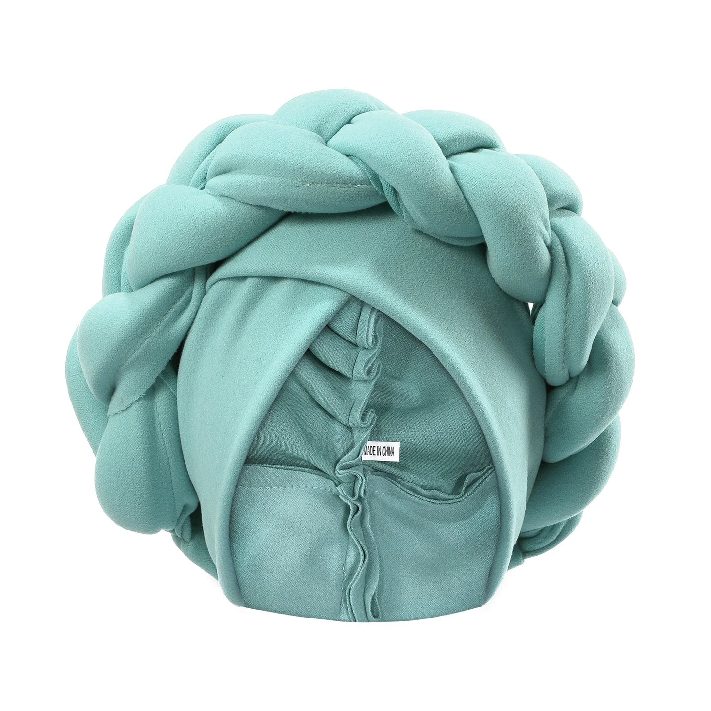 2024 New Exaggerated Braids Turban Cap for Women African Wedding Party Headwear Hats Bonnets Headband Hat Hijab Cap - NamafadStore