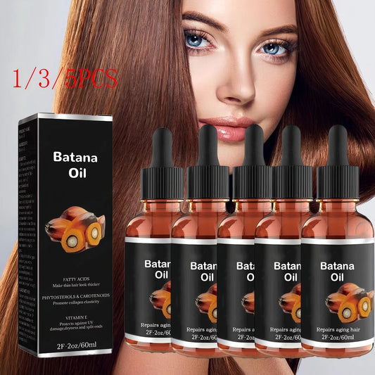 Natural Pure Batana Oil for Hair Growth Organic Hair Oil Promotes Healthy Hair Growth Strengthens Black Hair Nourishing 1/3/5pcs