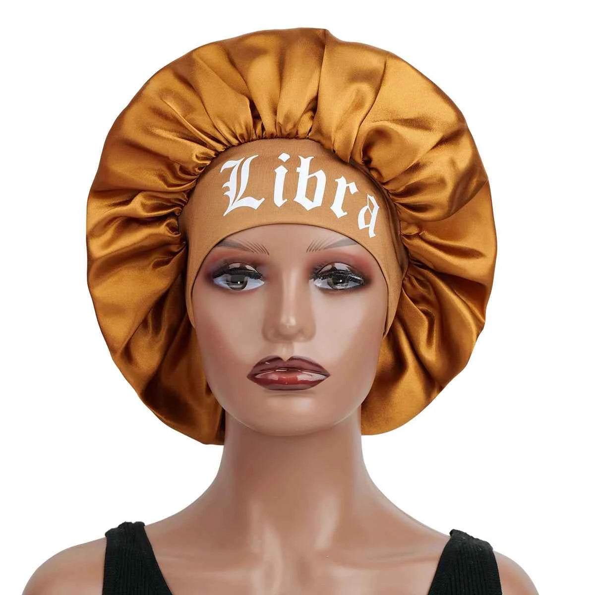 Constellation-Print Satin Sleep Bonnet & Headband-Wide-Band Soft Wrap for Daily Use, Makeup & Skincare|Adjustable Hair Protector