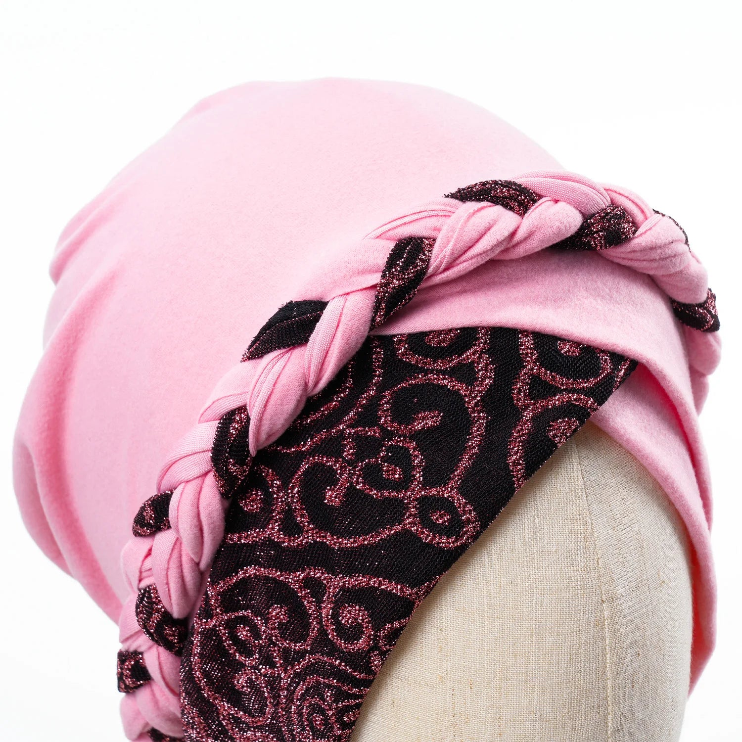 2024 Head Scarf for Muslim Women Turban Cap Ladies Islamic Print Bonnet Hat Braid Headband Turbante Mujer Beanies Hats - NamafadStore