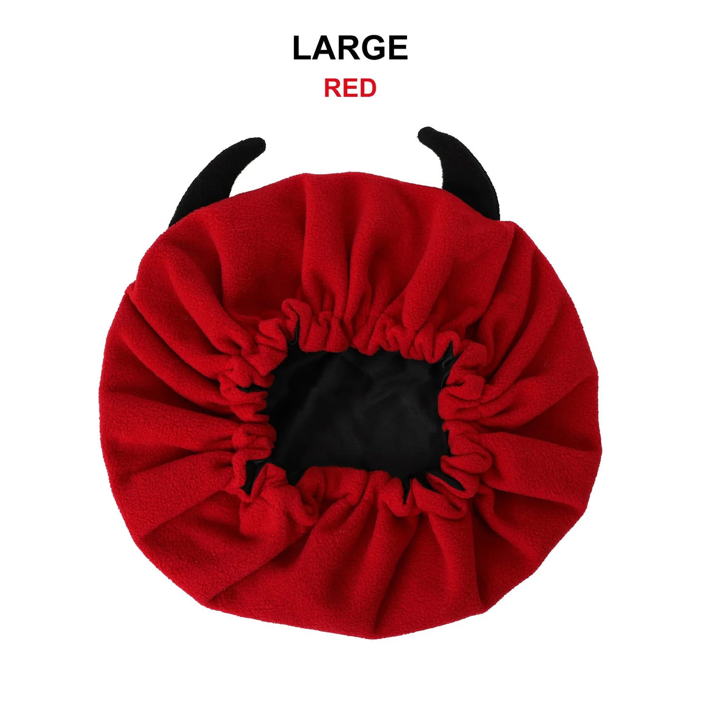 Winter Bonnet's Double Layer Thickening Sleep Cap Polar Fleece Warm Nightcap Big Bonnet Sleeping Cap