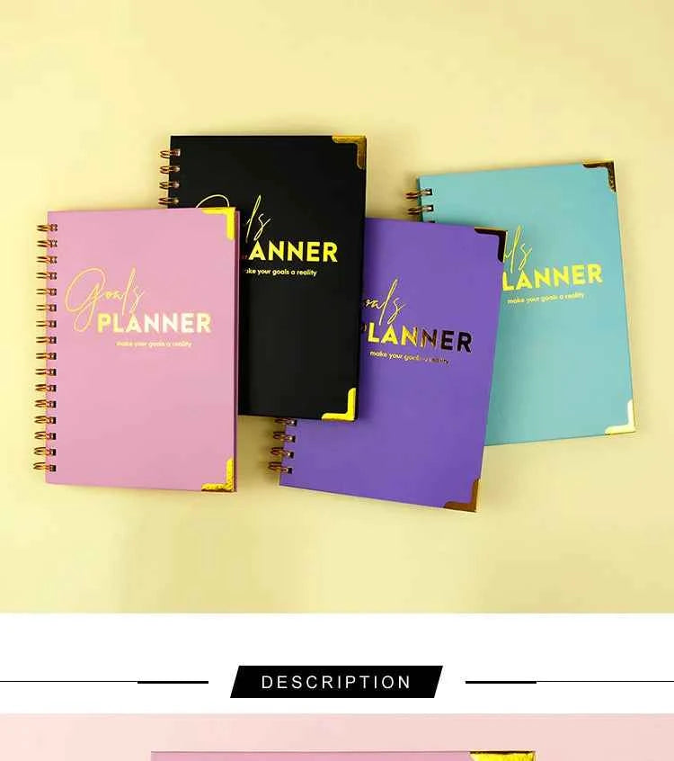 Trend Hot Simple 2026 Schedule This Planner Notebook Coil This English Version of The Weekly Plan This Goal Plan