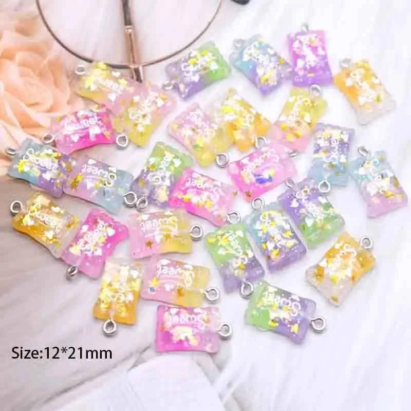 Earring For Women Resin Handmade Cute Animals Ice Cream Drinks Candy Fruits Pissa Drop Earrings Funny Gift