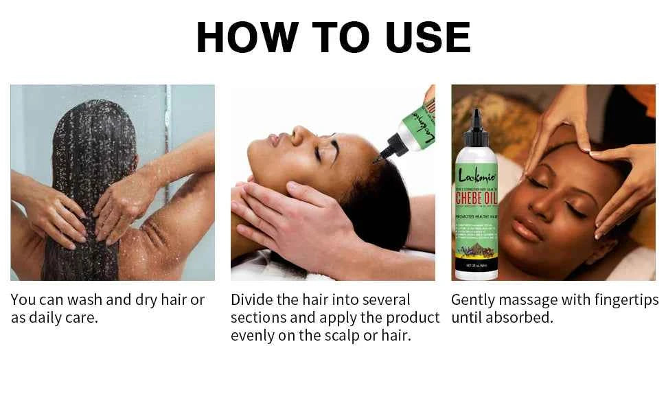 Chebe Hair Care Products Moisturizing and Nourishing DIY Essence Powder Smooth Chebe Hair Oil Powder for Dry Damaged Split Ends