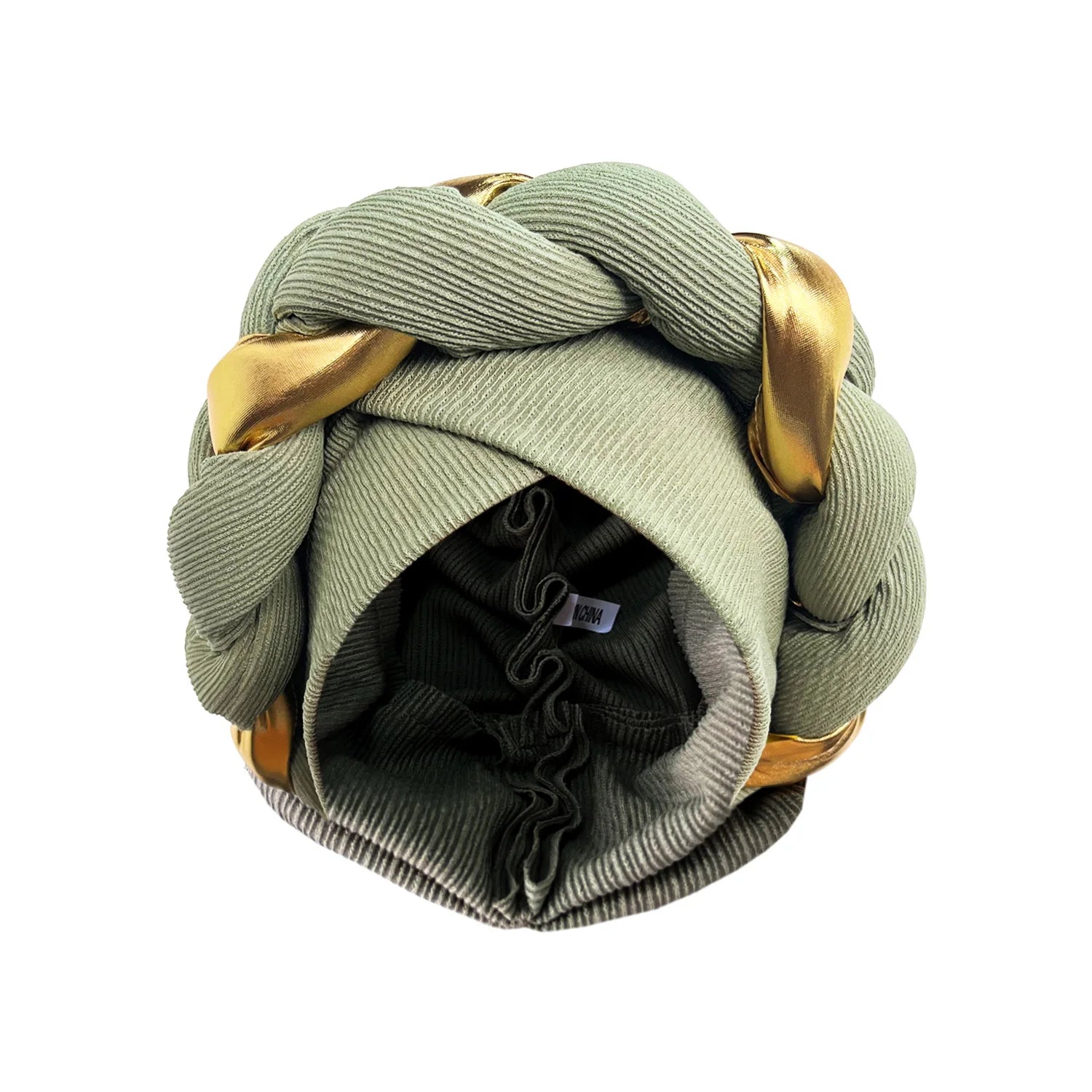 2024 New African Women Pleated Beanie Headwrap Hat Hair Accessories Arab Wrapped Muslim Hijab Turban Cap Female - NamafadStore