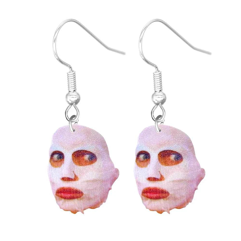 Animal Earrings For Women Cute Female Acrylic Earrings Funny  Personal Party Gifts Duck  Dog Cat