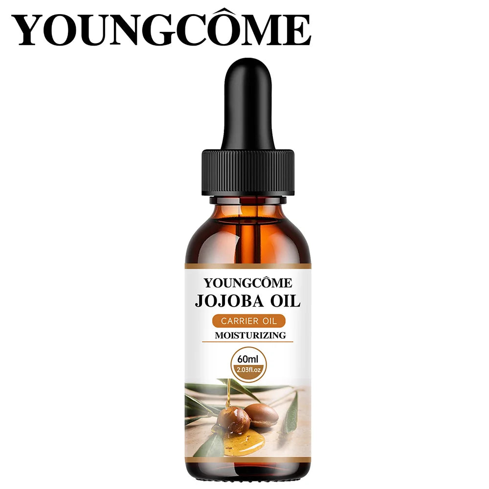 Natural Organic Jojoba Oil Anti Aging Firming Skin Face Moisturizing Relaxing Massage Oil Hair Repair Skin Care Body Oil NEW - NamafadStore