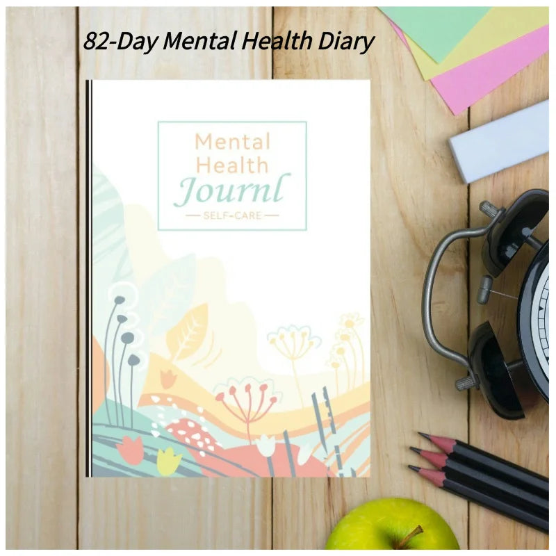 Mental Health Journal, 82-Day MeditationAnd Emotional Tracking Diary for Men and Women - Anxiety Relief Aid - A Diary for Self-C