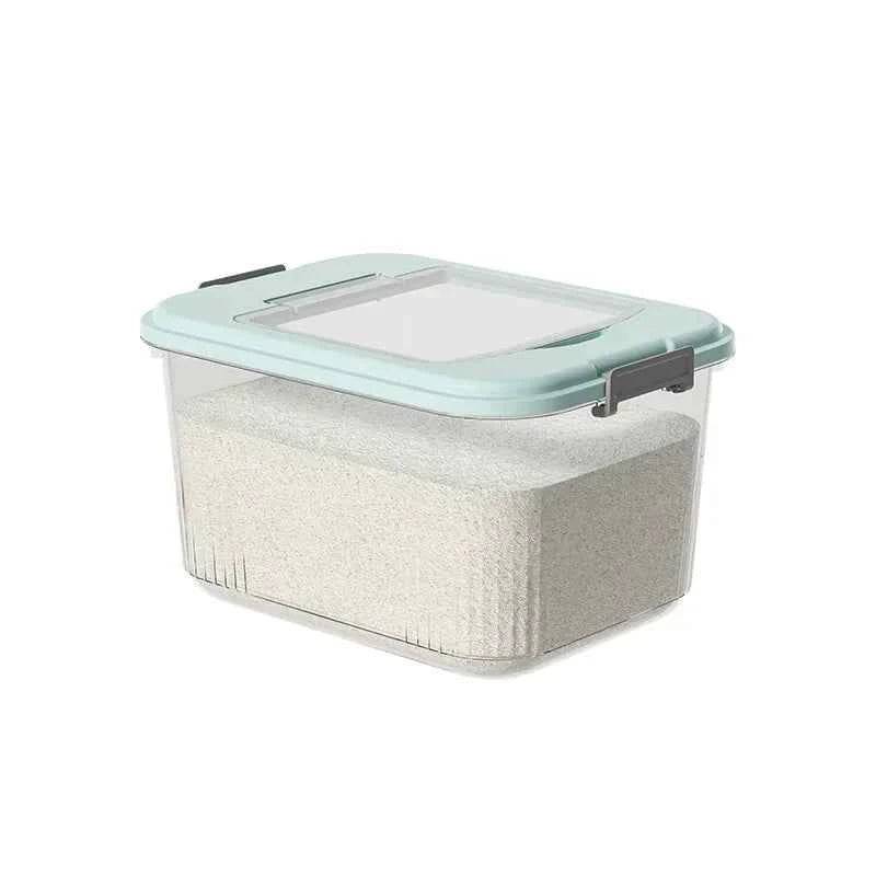 Kitchen Storage Box Rice Barrel Sealed Moisture Proof Bug Resistant Flour Tank Grain Storage Container Home Organization Bin