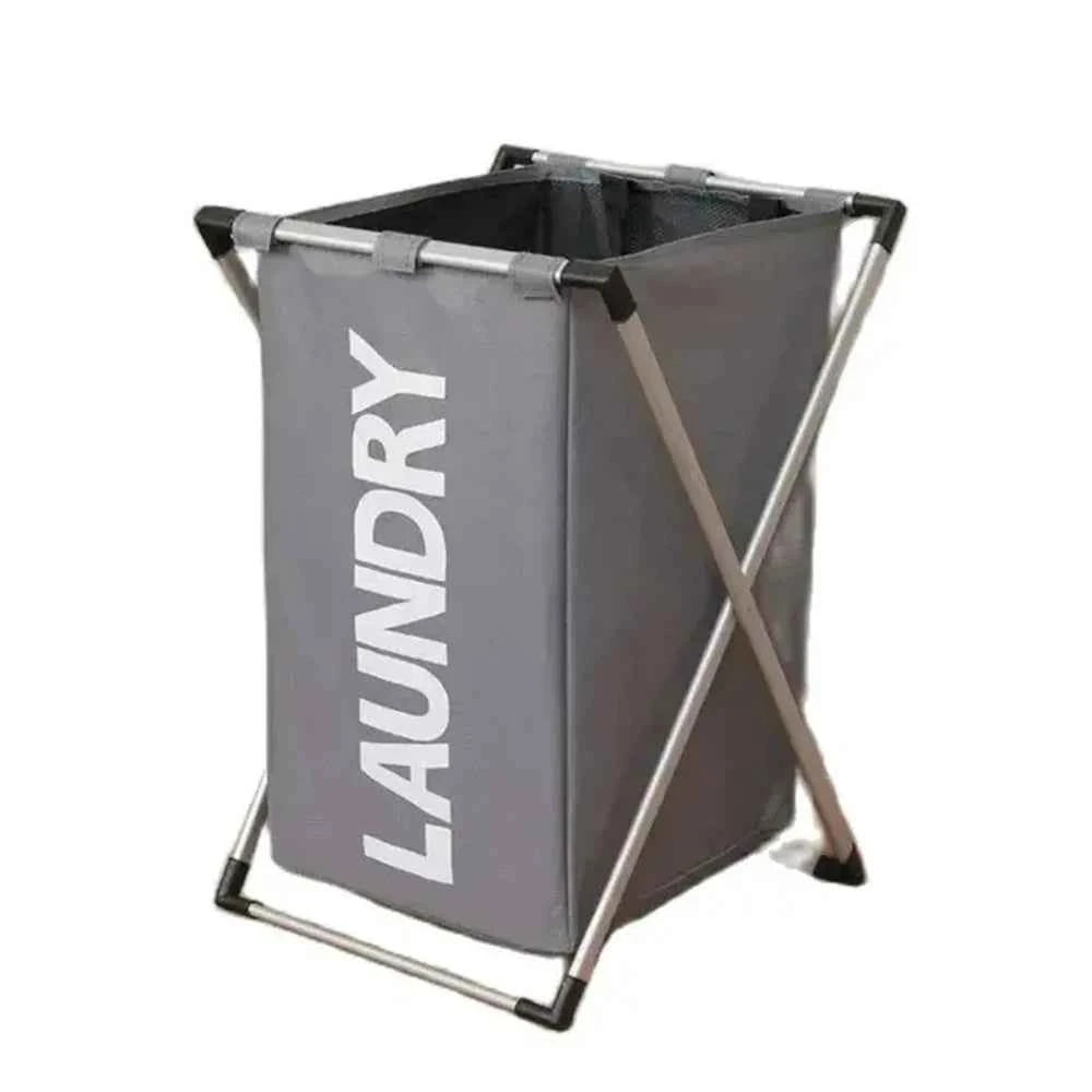 1-3Grids Laundry Basket Foldable Dirty Clothes Organizer Bathroom Waterproof Storage Basket Large Laundry Hamper Two Size New