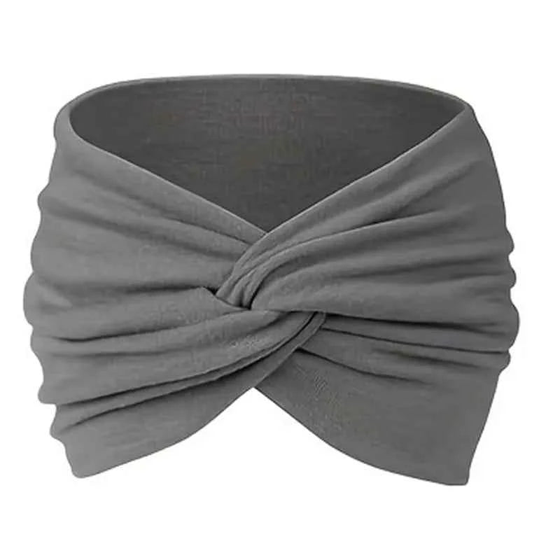Women Headbands African Wide Hair Wrap Turban Twist Headband for Women Large Sport Workout Stretch Non-slip Big Hair Bands
