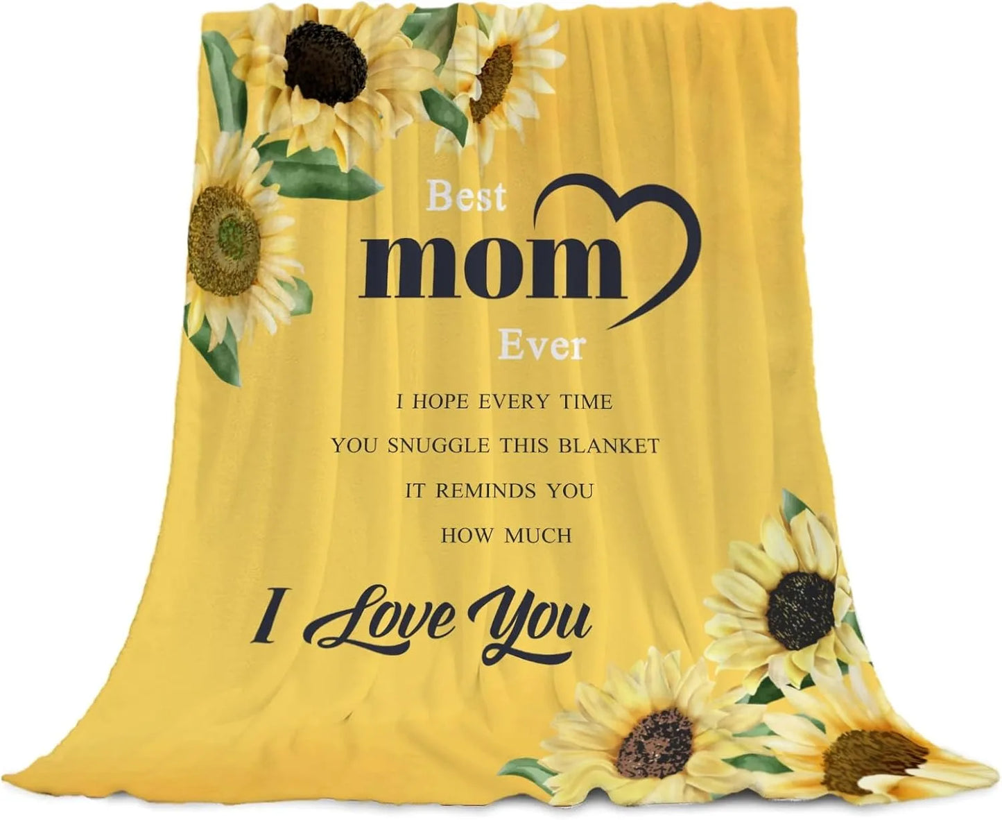 Best Mom Ever Blanket – “Remember I Love You Mum” Gift for Mom