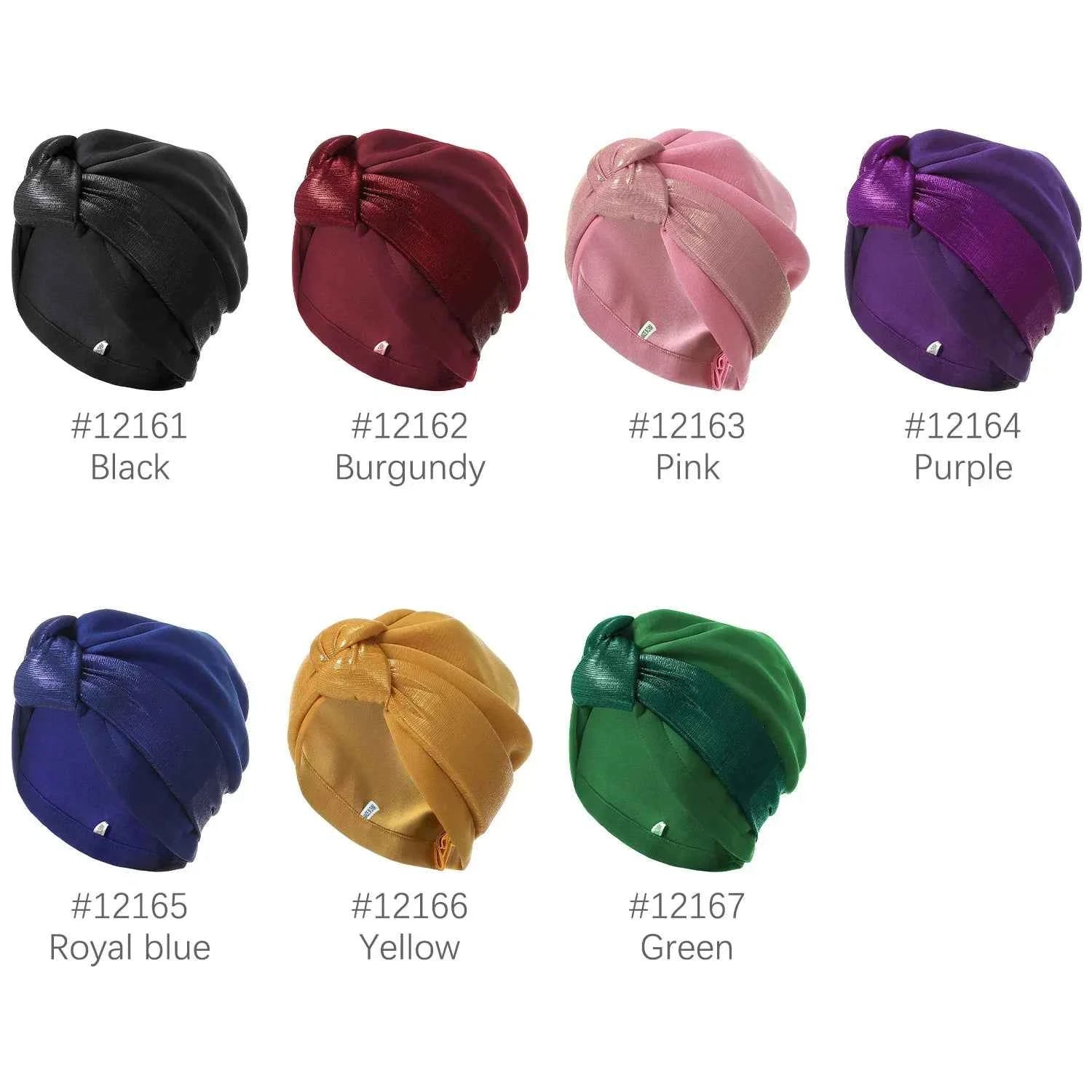 Women’s Bonnet Turban Cap – Folded Bud Headscarf with Lace Edge, Casual & Versatile Cross Hat
